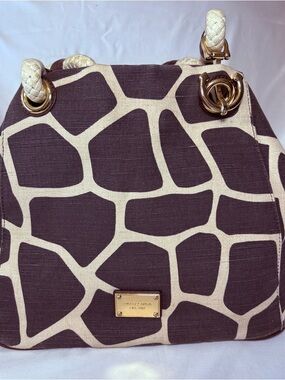 Michael Kors Retired Giraffe Print Shoulder Bag